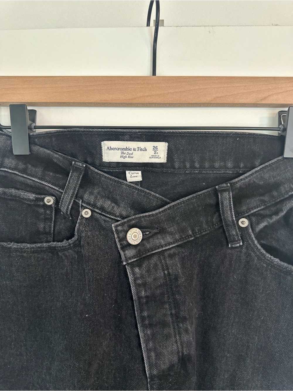 Abercrombie & Fitch Women’s High-Rise Black Jeans